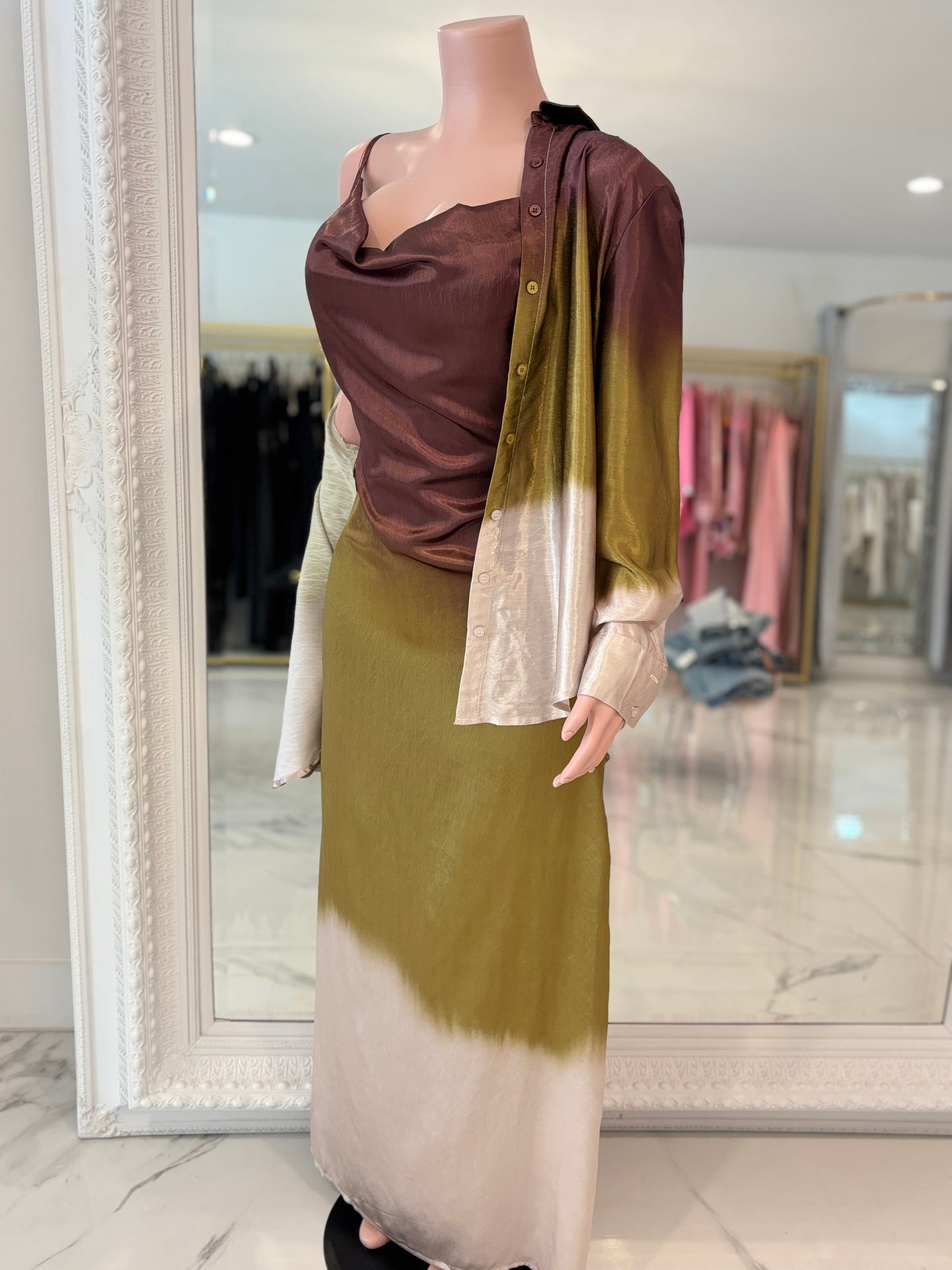 What a Day Maxi Dress Green