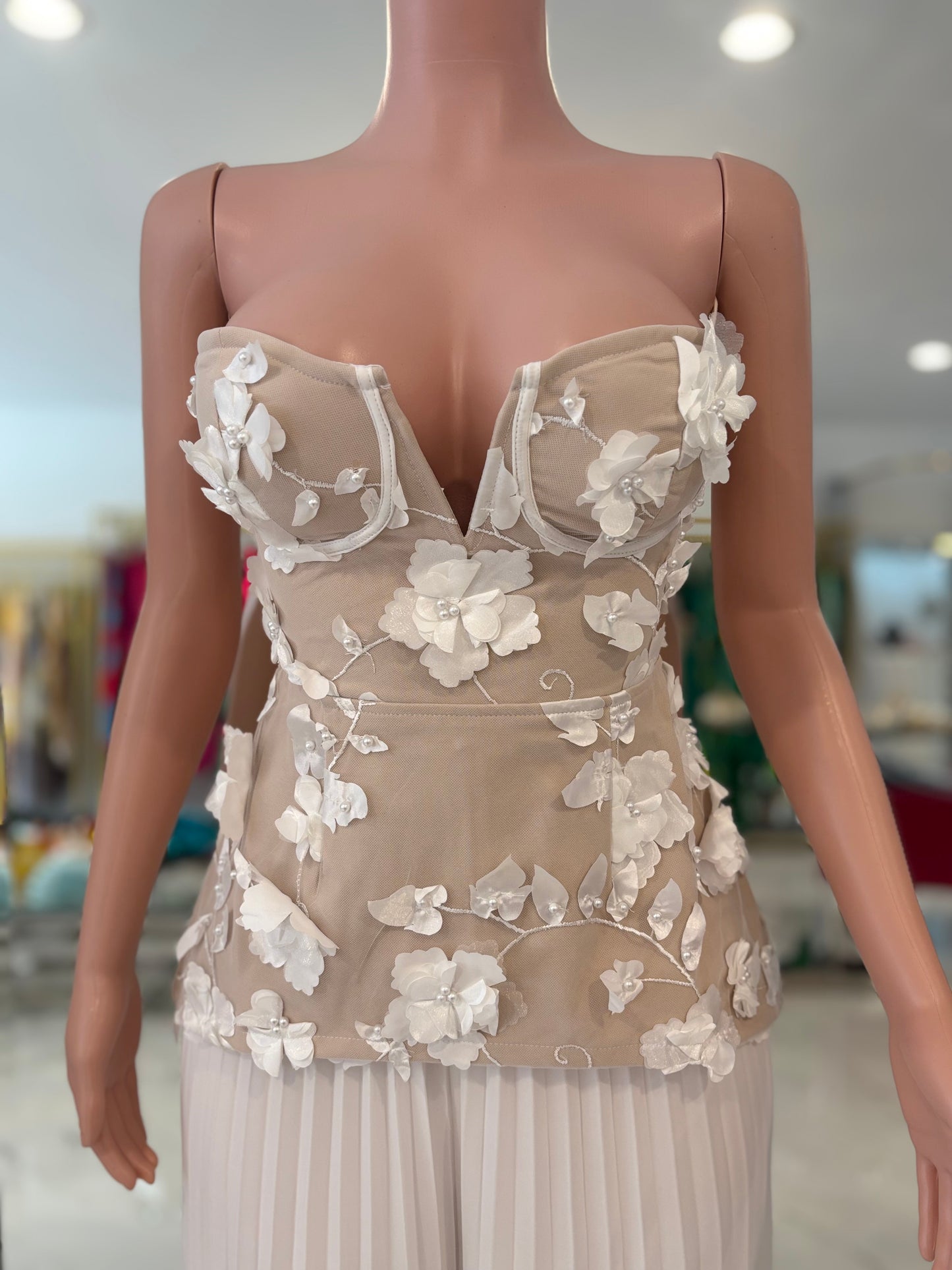 ALESIA” CORSET TOP X Pants SET