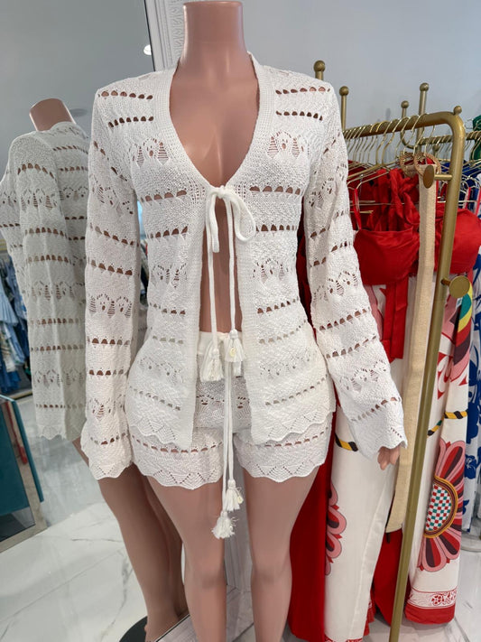 Summer Crochet Short Set