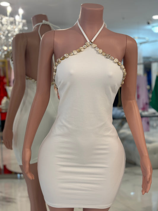Party White Mini Dress