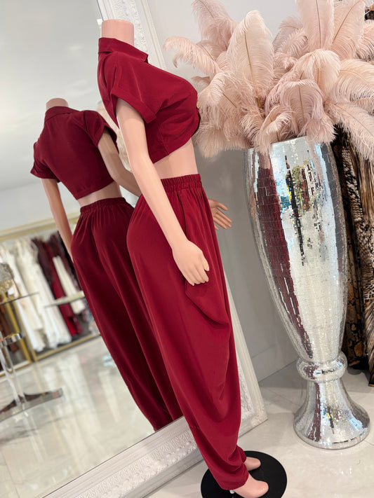 Dont´t Even Bother Boy Pant Set Red