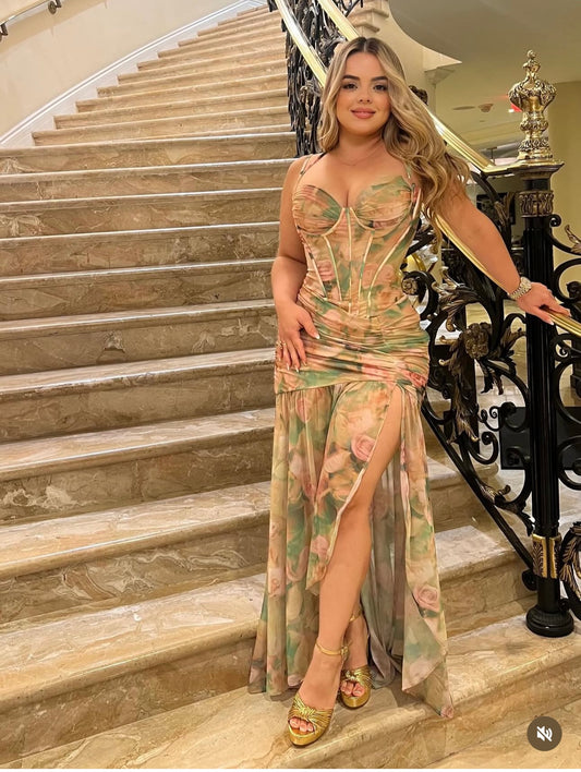 Follow My Lead Maxi Dress Floral