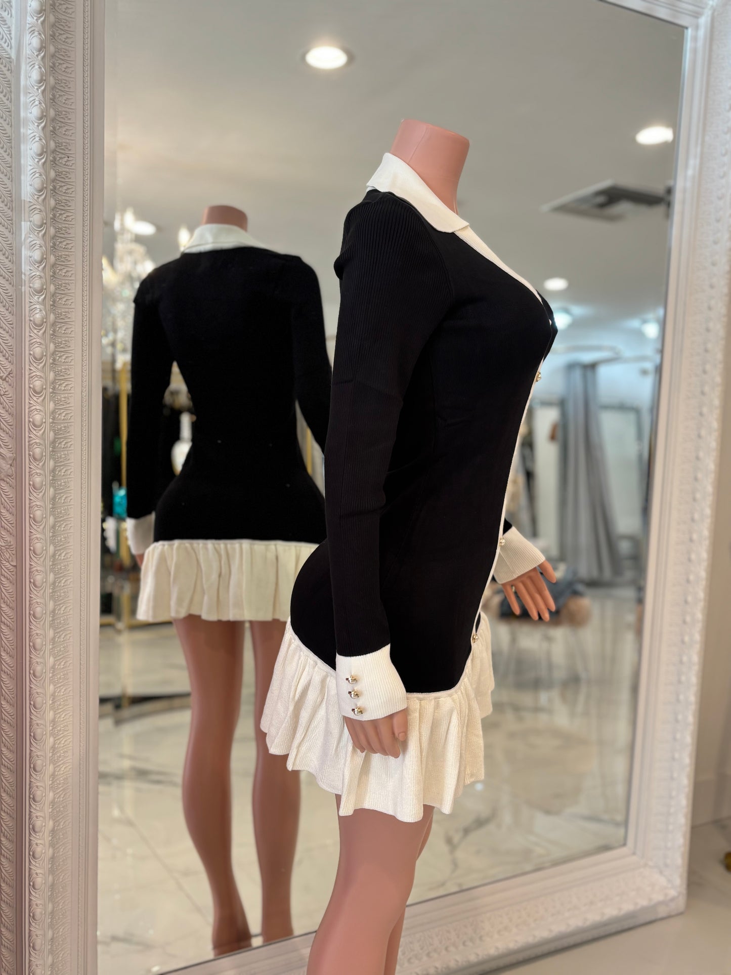 Your in My Way Mini Dress Black
