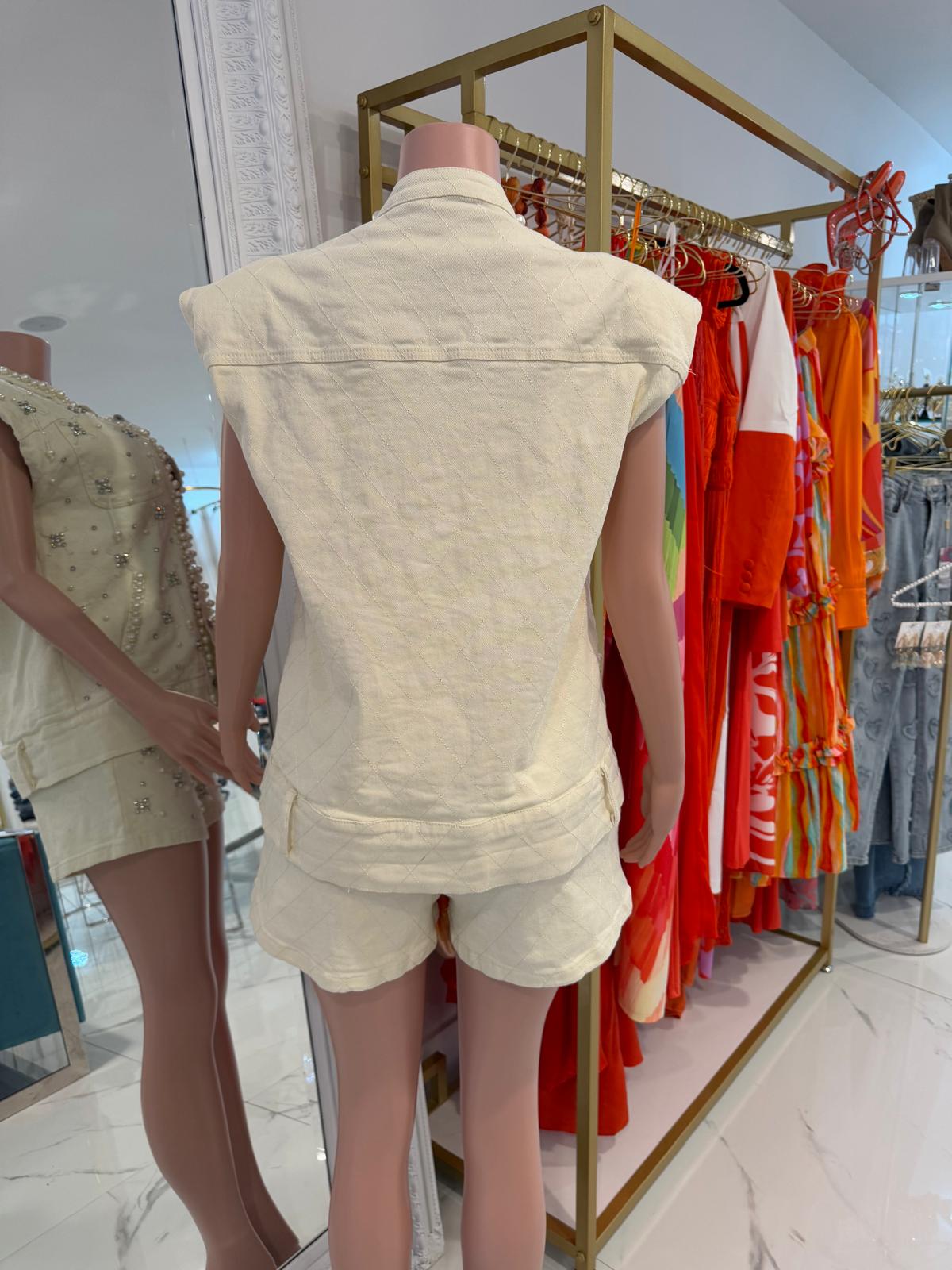 Victorian Charm Lace Short Set