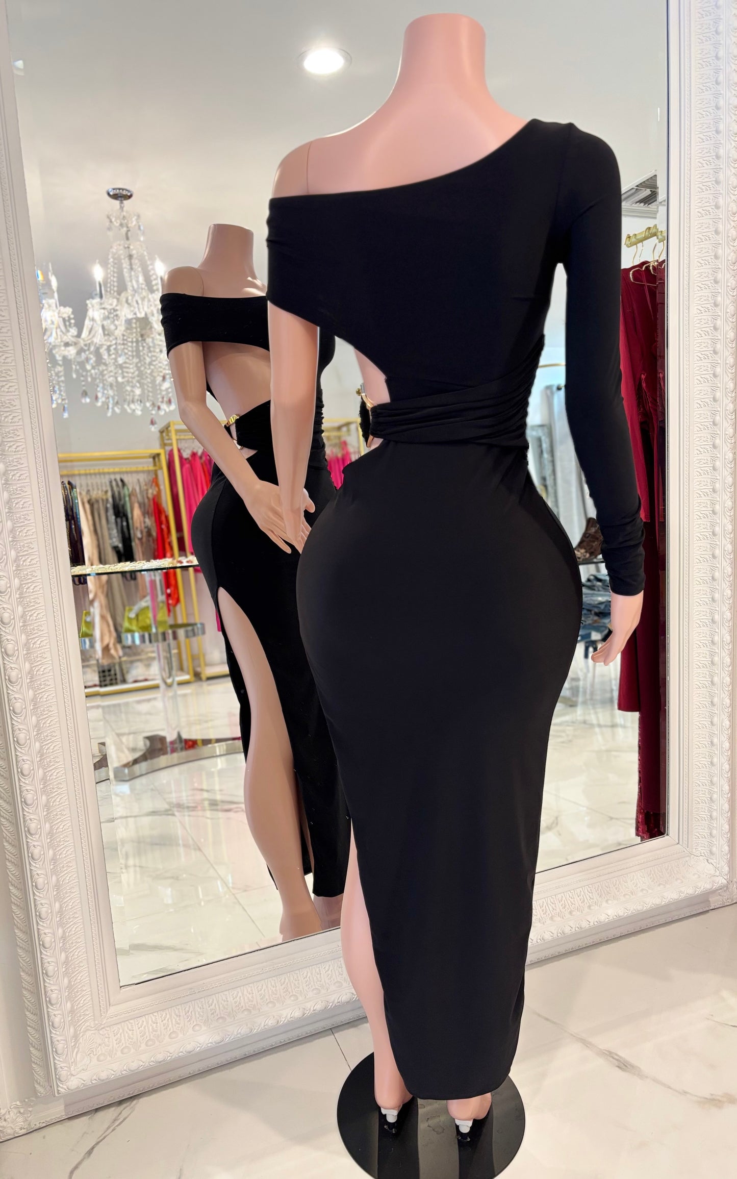 By My Side Forever Maxi Dress Black