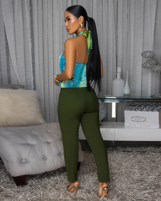 Tropical Breeze Wrap Top