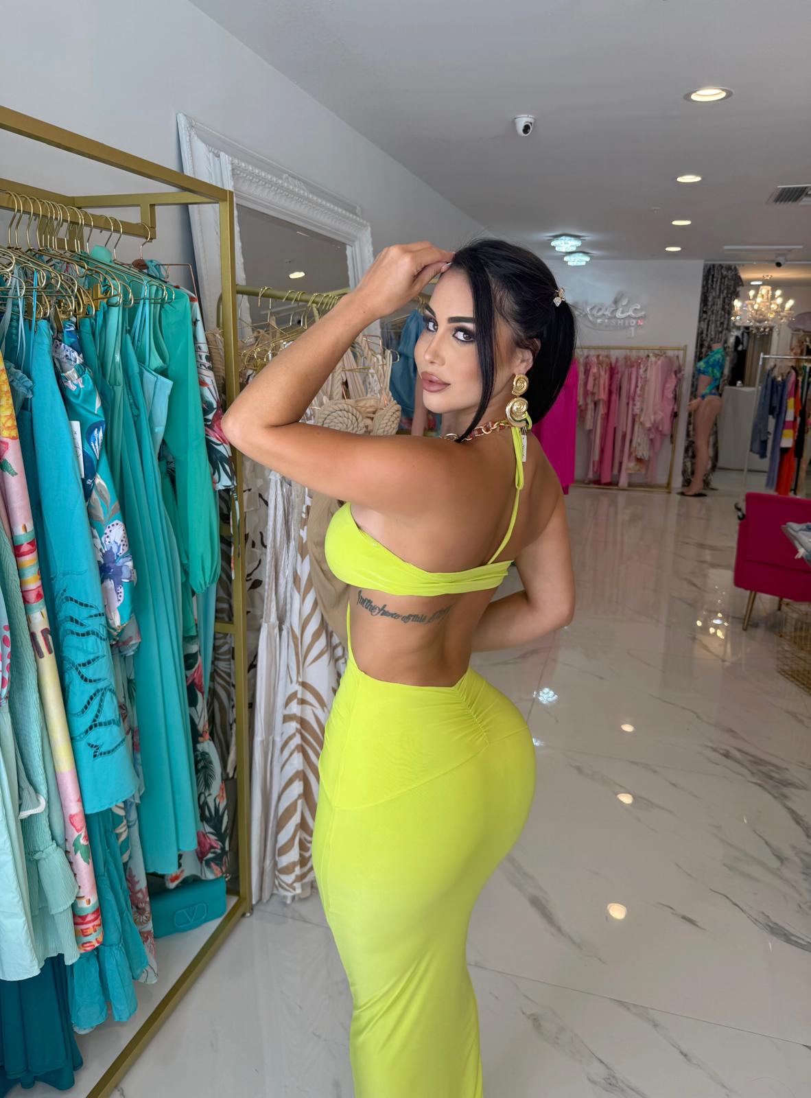 Ember Icon Maxi Dress limon