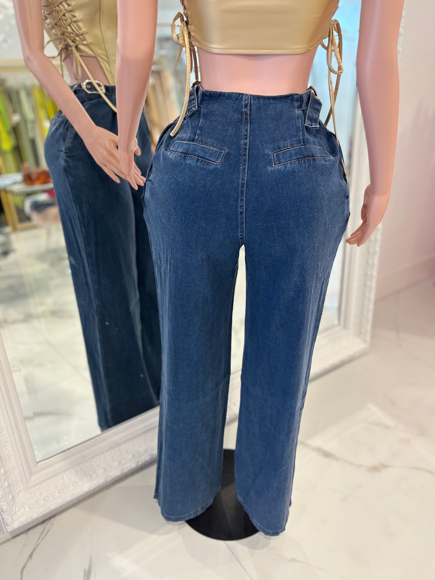 Strut That Thing Pants Blue