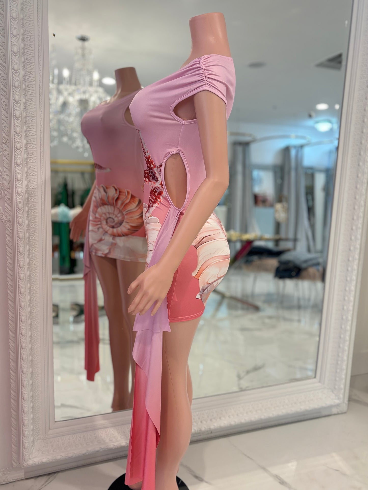 Take a Dive Mini Dress