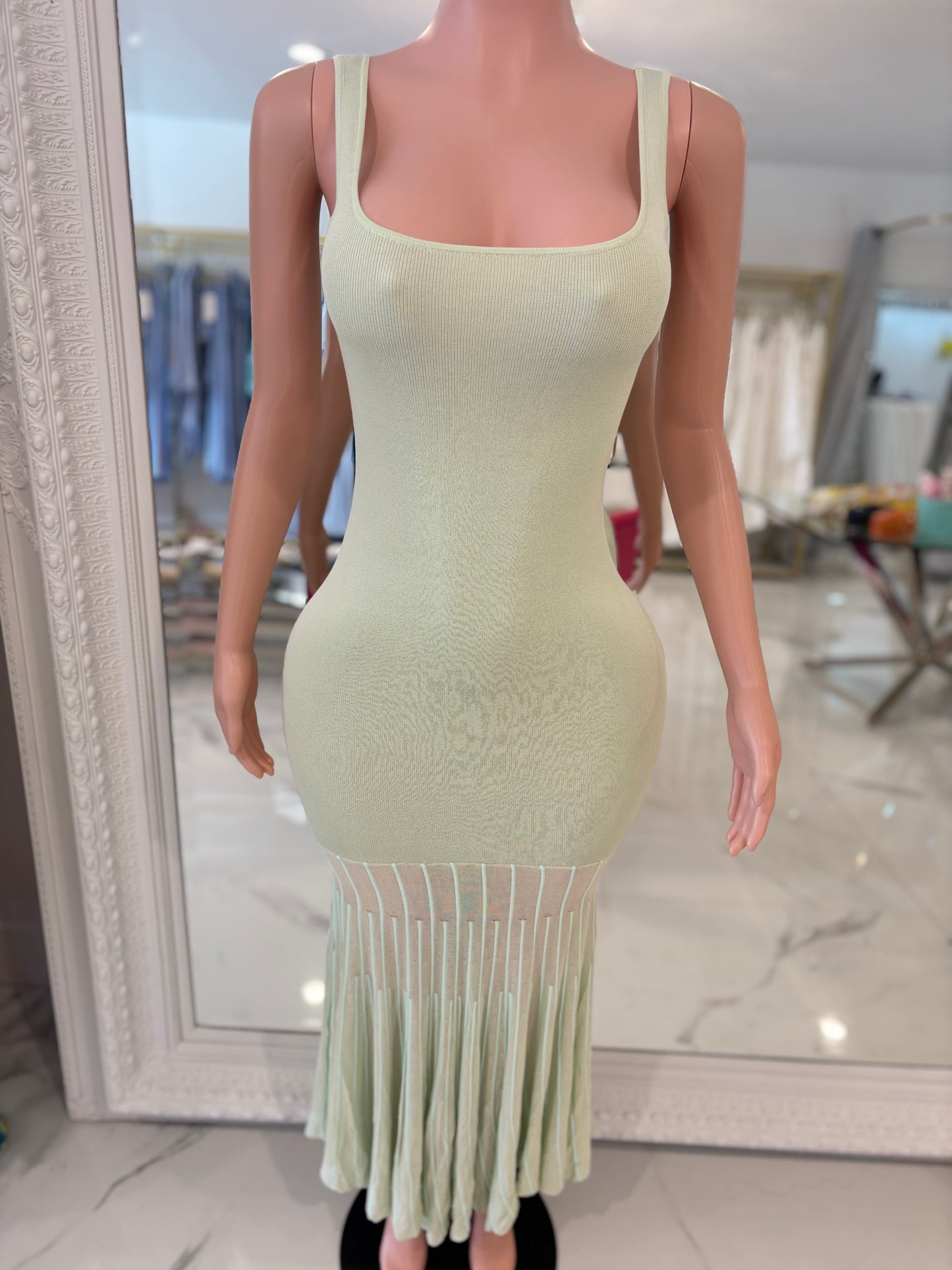 Dear Darling Maxi Dress Green