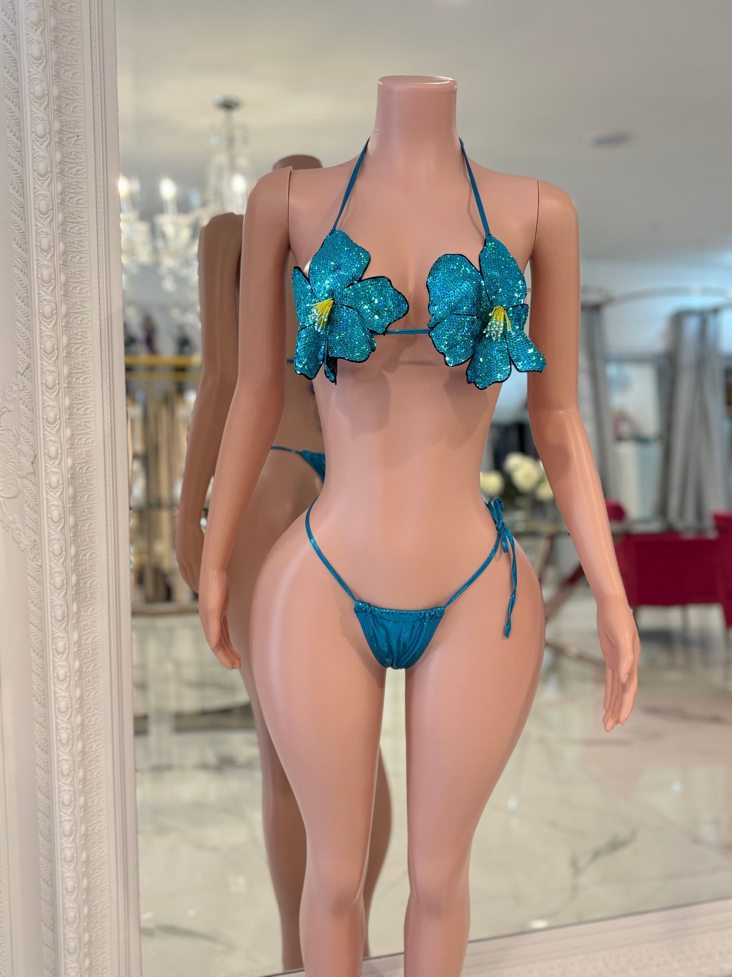 Orchid Breeze Floral Bikini
