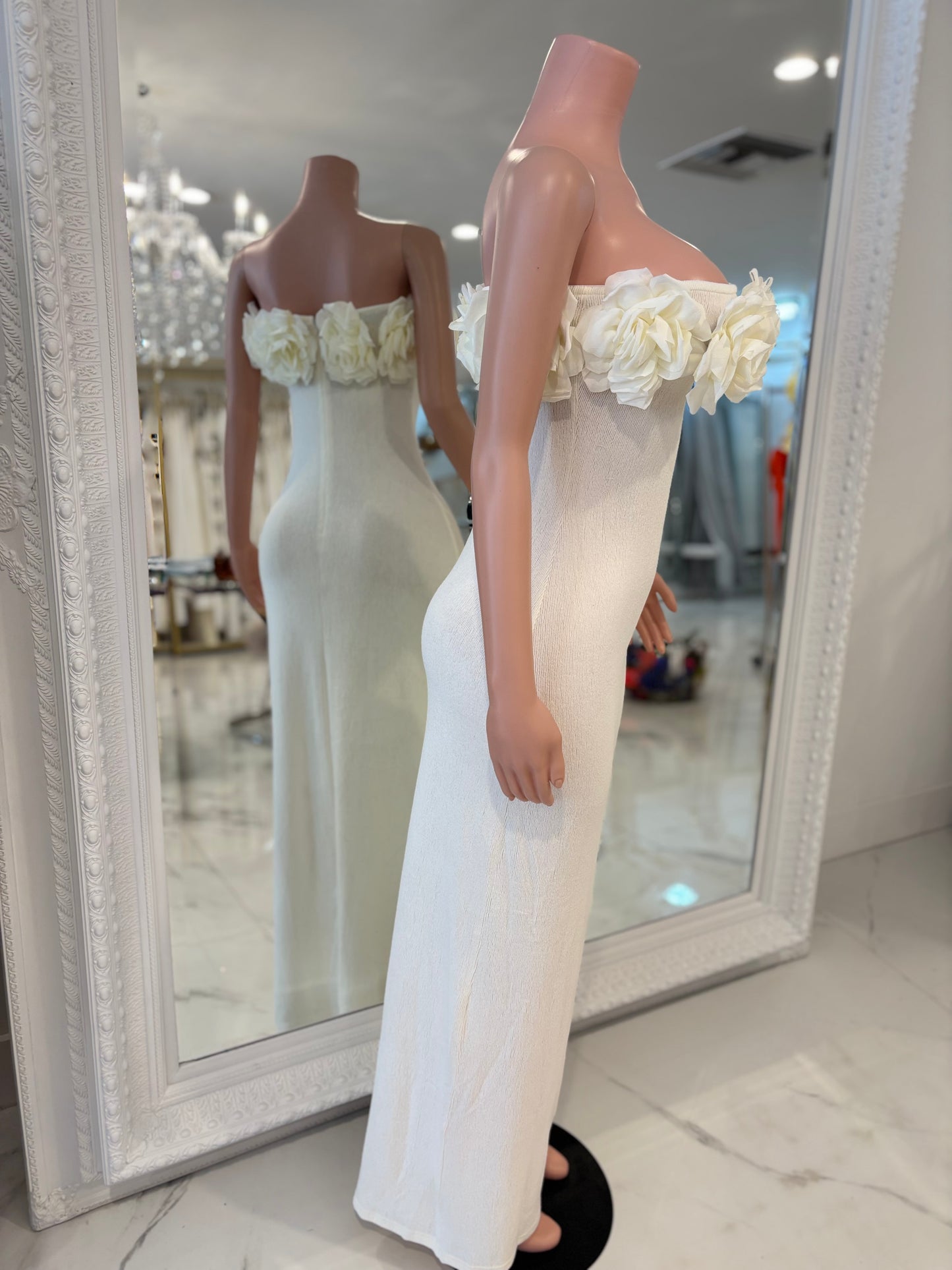 I Am The One Maxi Dress White