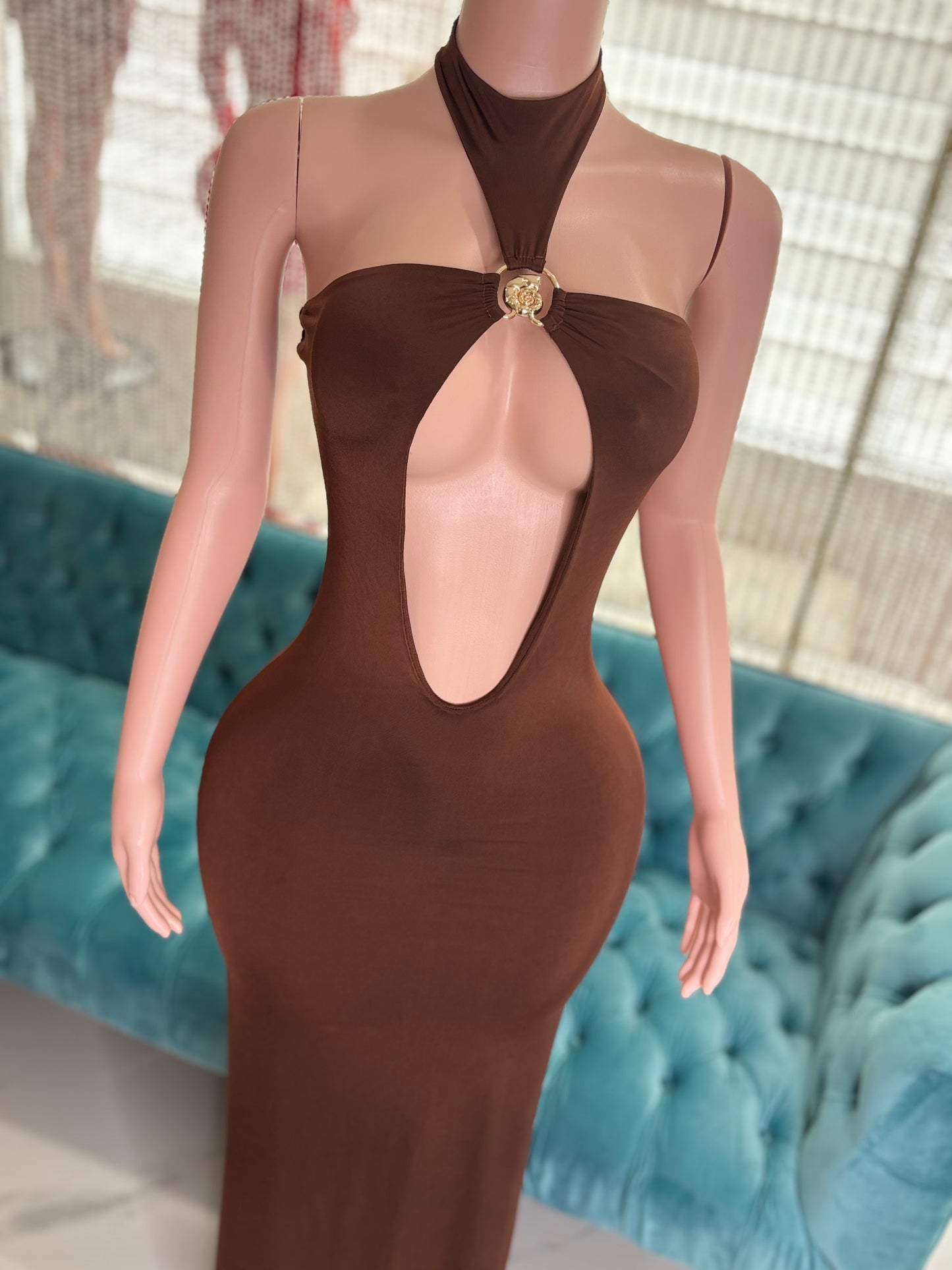 Ember Icon Maxi Dress Brown