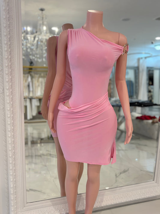 Eclipse Harmony Mini Dress Pink