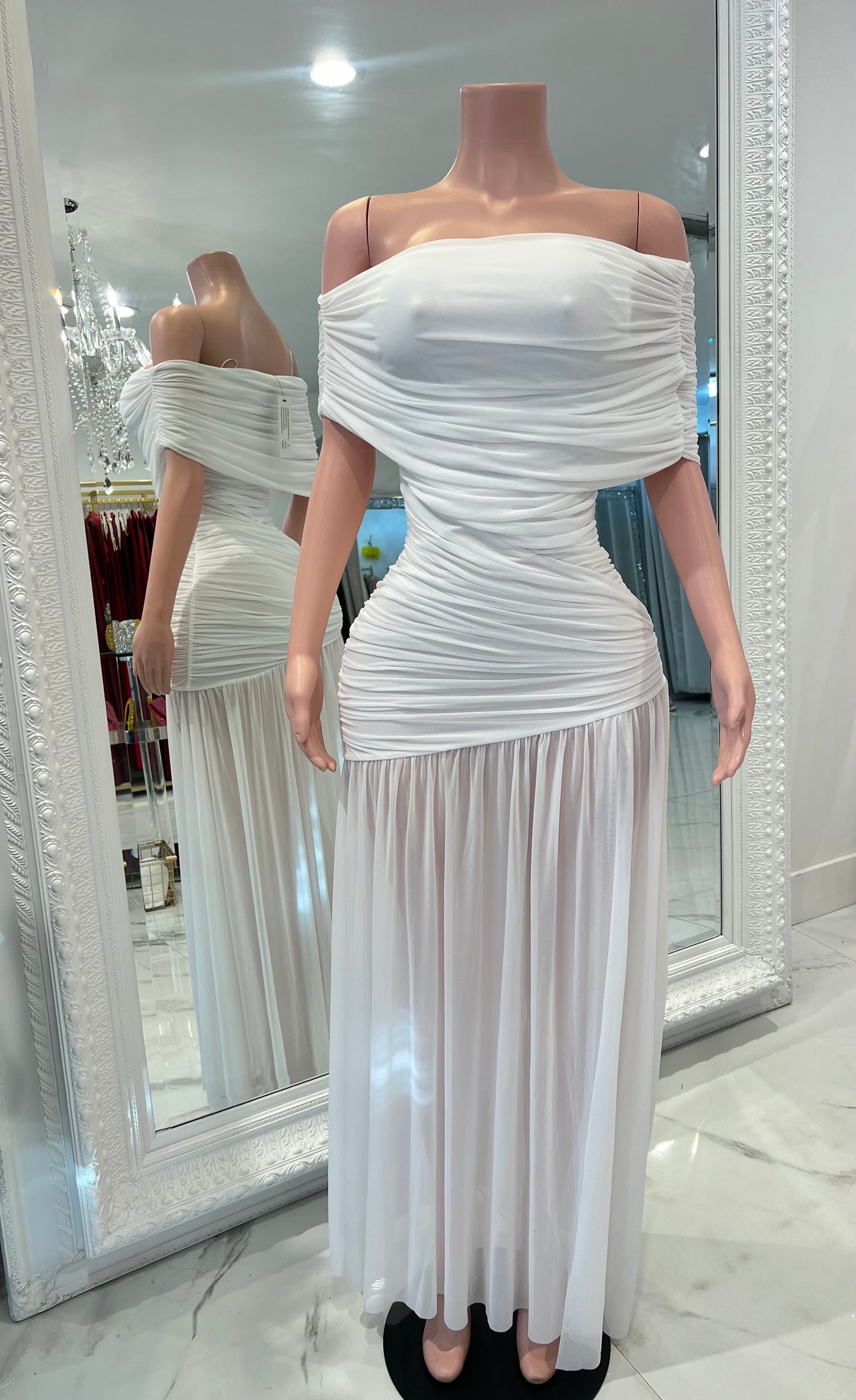 Dance in My Dreams Maxi Dress White