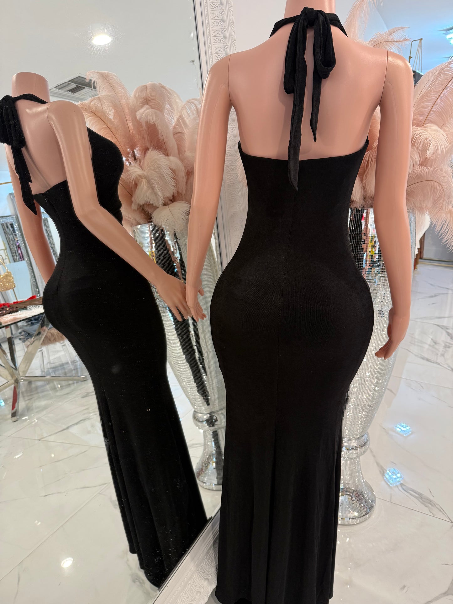 Deadly Love Maxi Dress Black