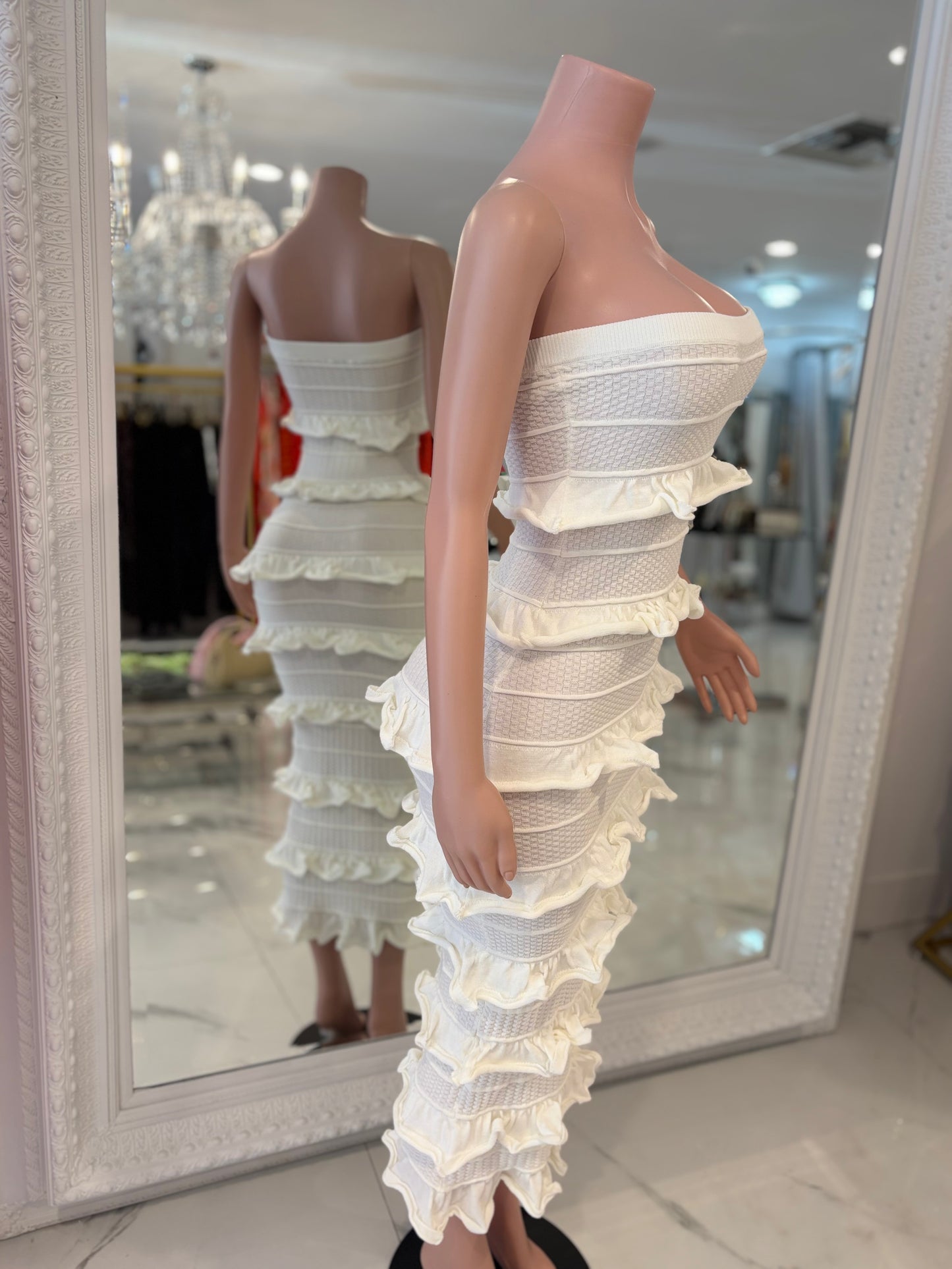 Darly Maxi Dress White