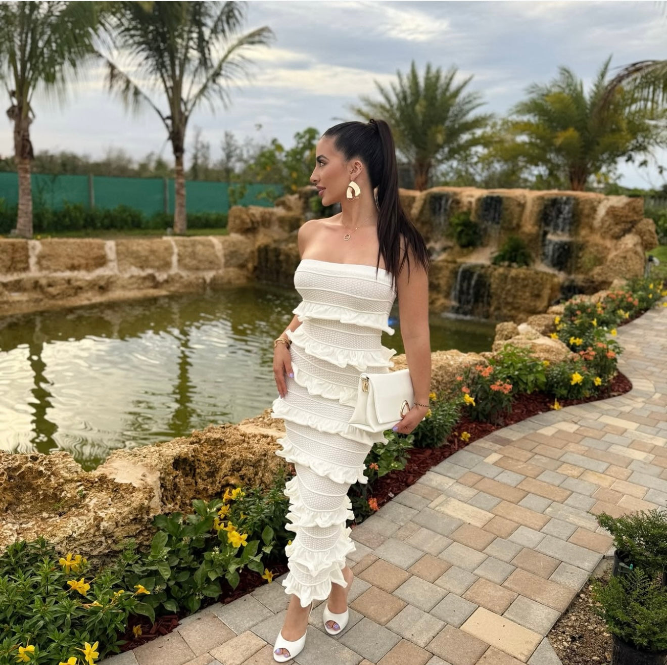 Darly Maxi Dress White