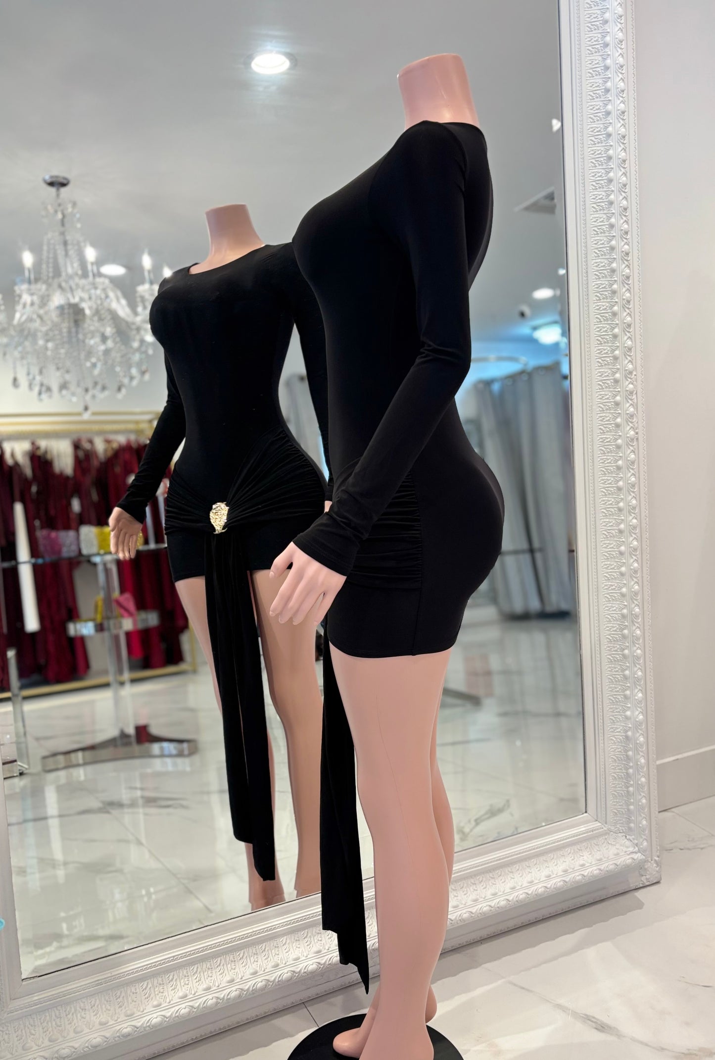 Fable Blossom Mani Dress Black