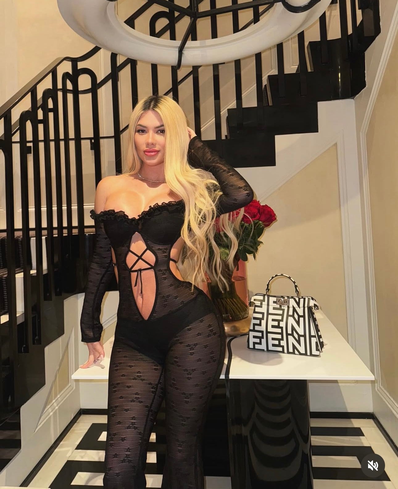 Midnight Enigma Lace Jumpsuit Black