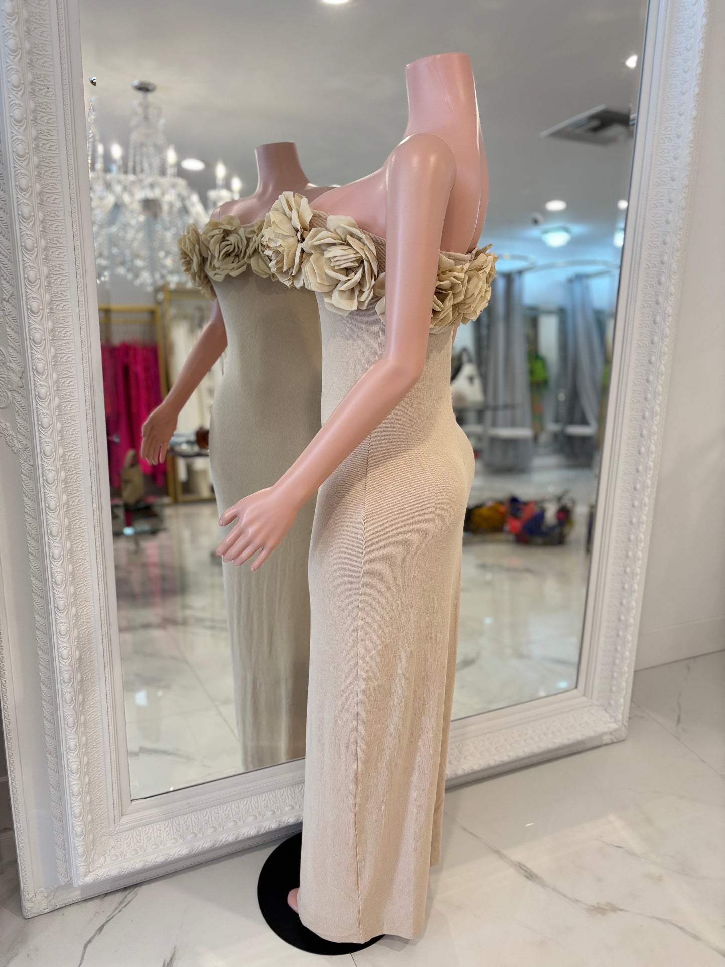 I Am The One Maxi Dress Beige