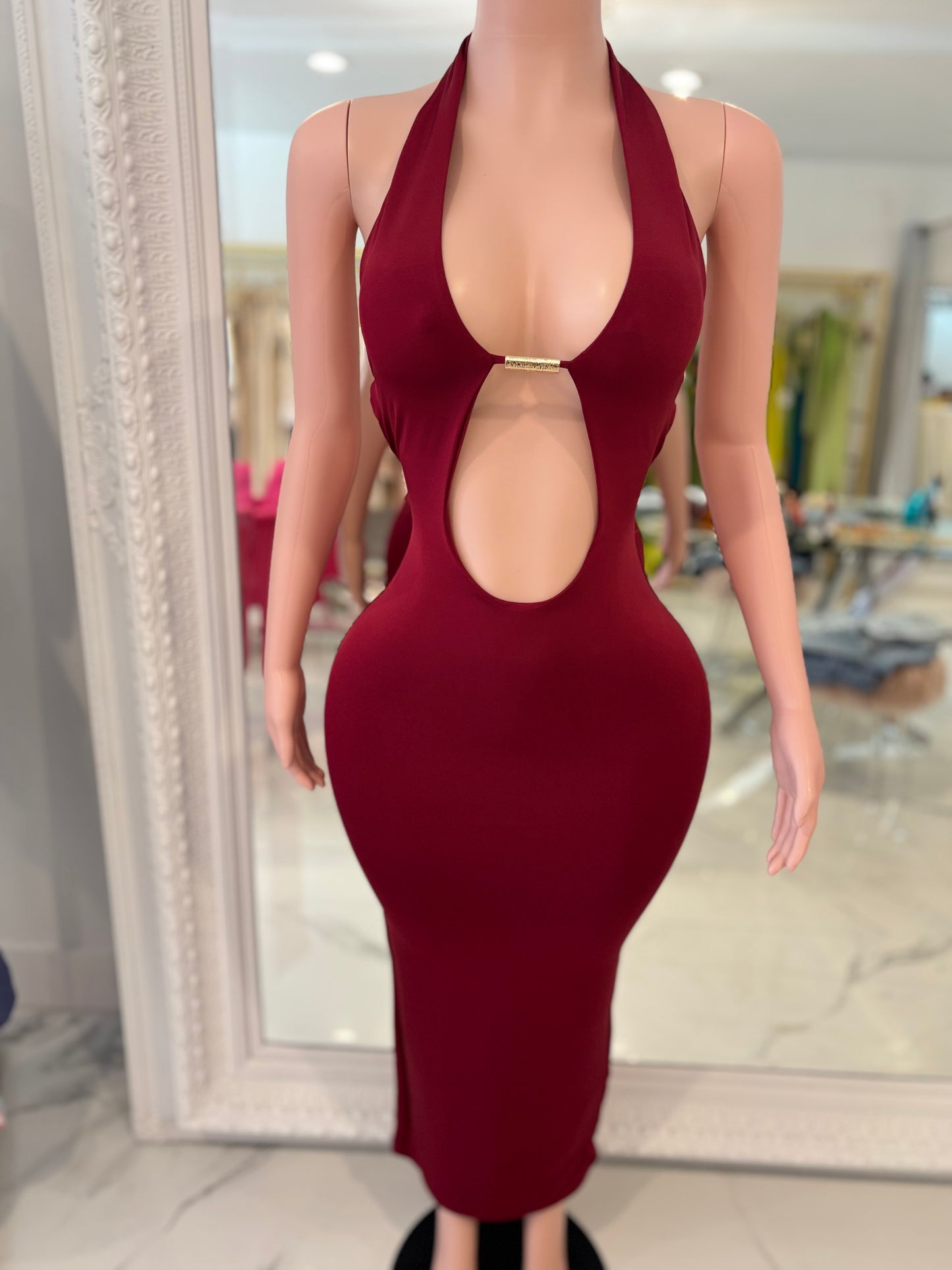 Aurora Maxi Dress Red