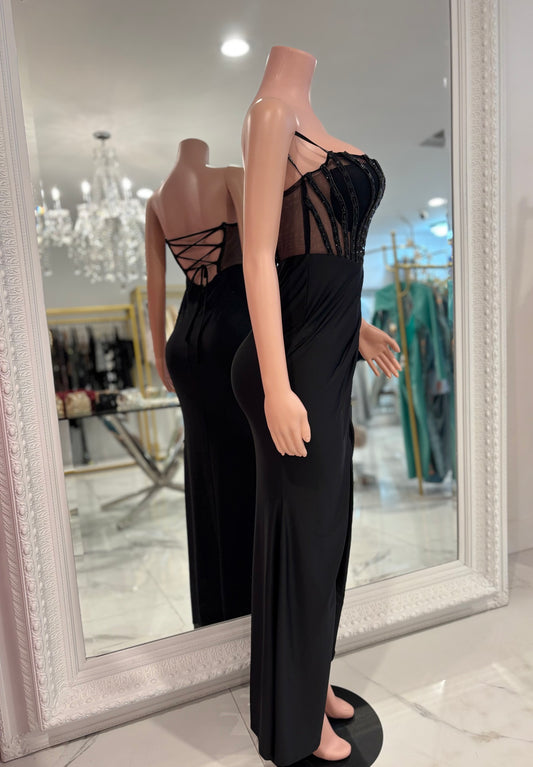 What a Sight To Good For You Maxi Dress Black