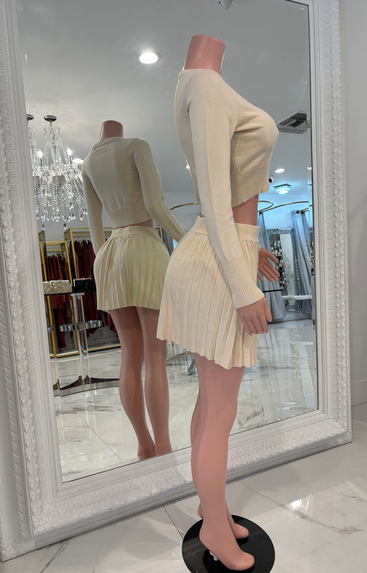 Aren’t You Sweet Baby Skirt Set Cream