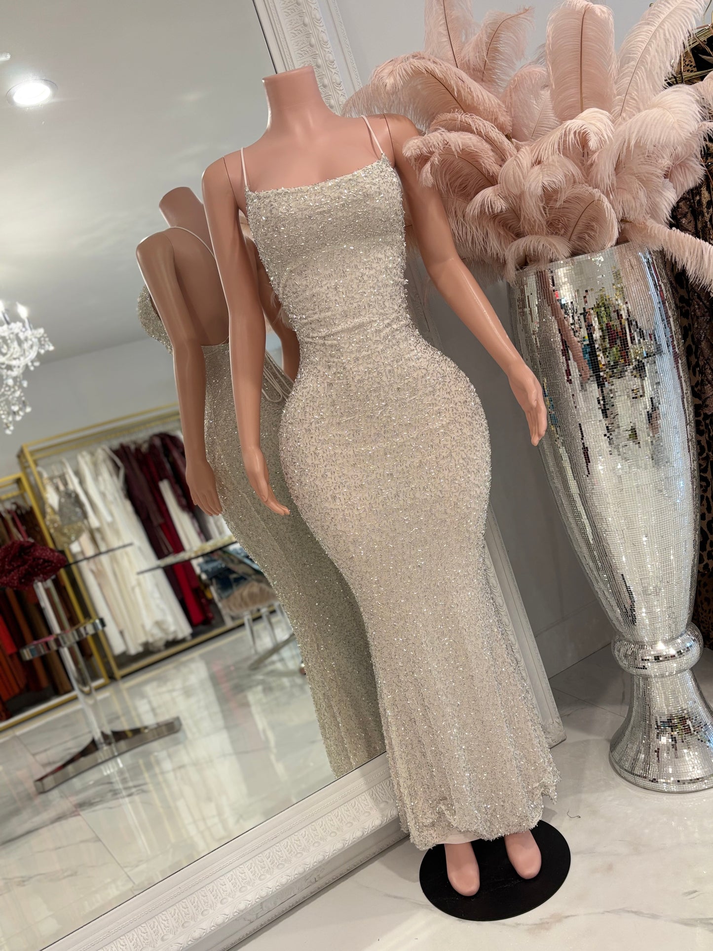 If Only I Had You Maxi Dress White