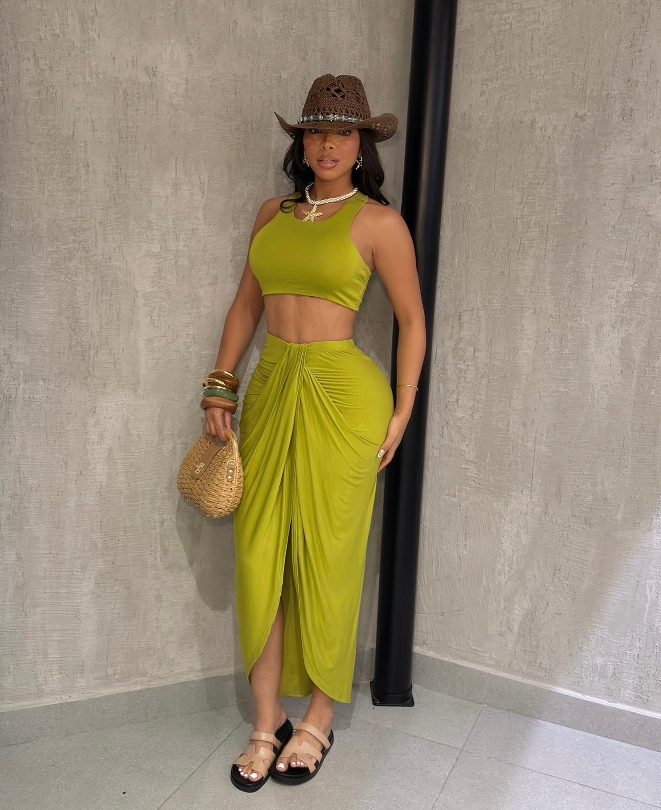 Time For The Show Skirt Set