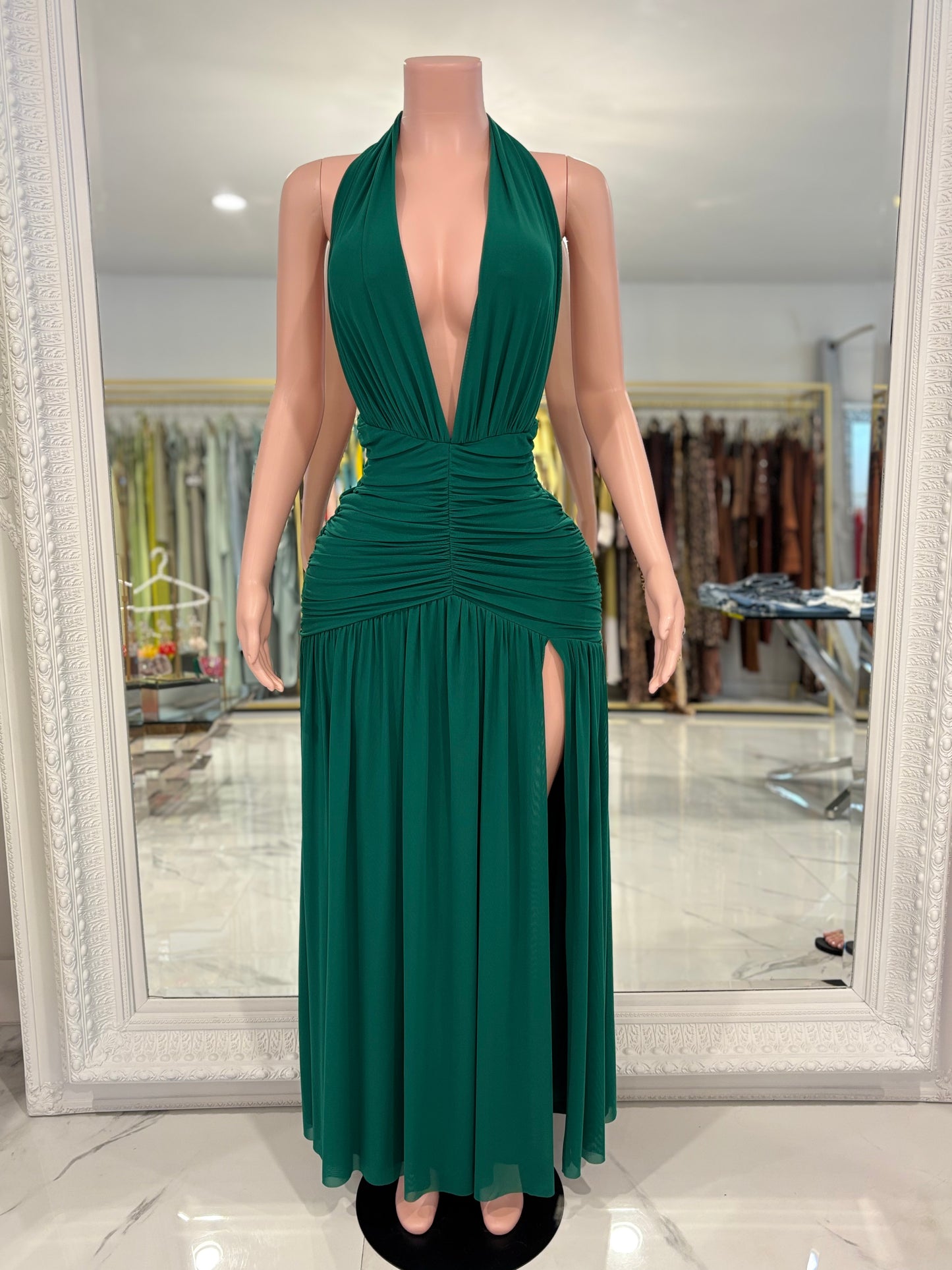 Emerald Grace Green dress