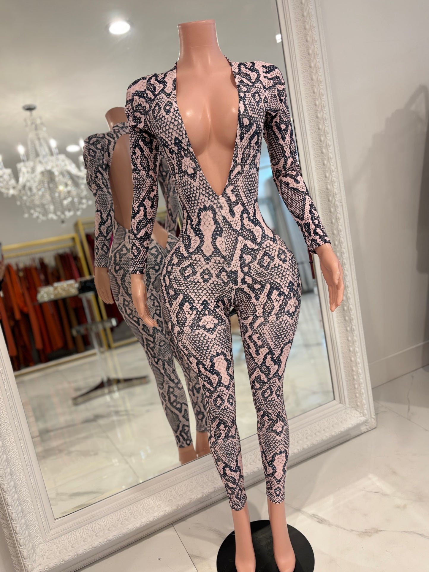 5 Seconds To The Future Jumpsuit Animal Print