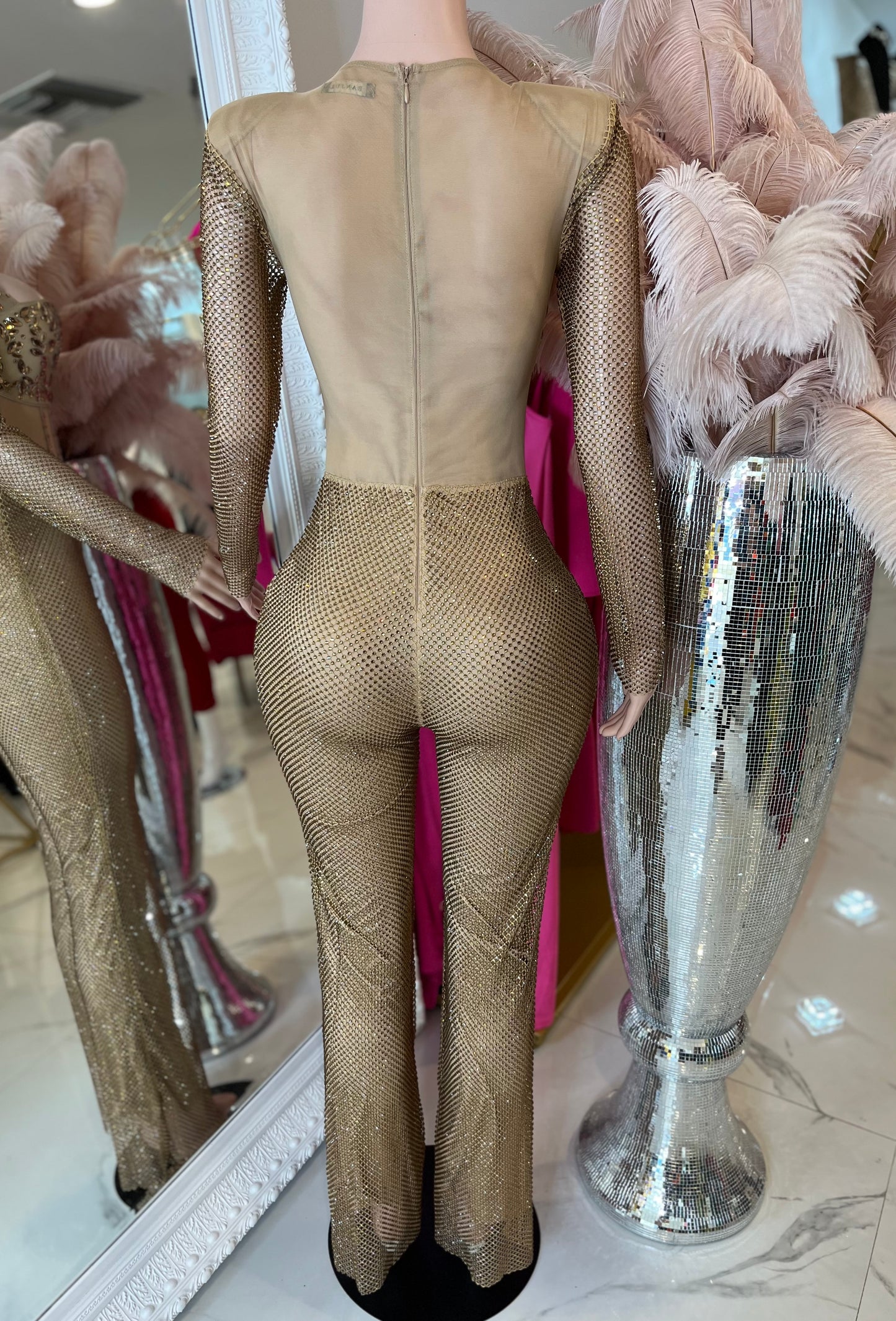 Titi Nights Rhinestone Jumpsuit