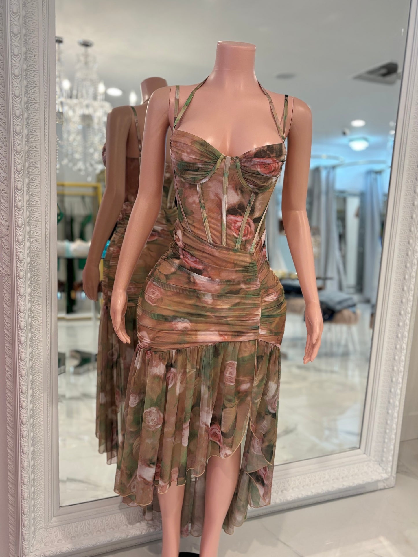 Follow My Lead Maxi Dress Floral