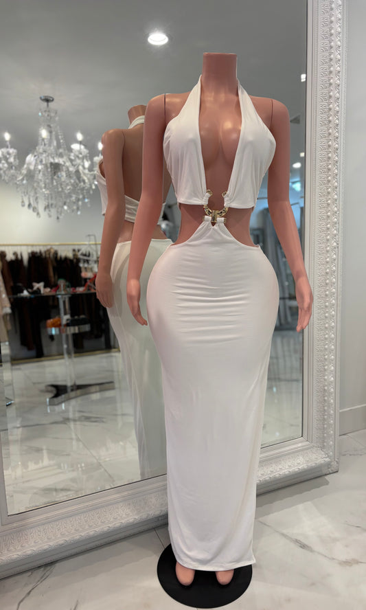 Lía Maxi Dress White