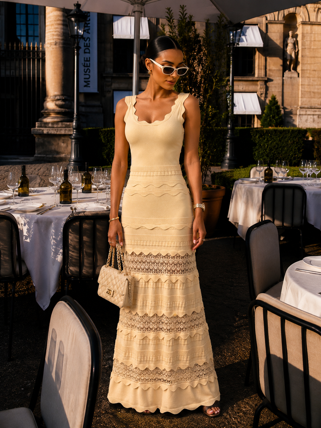 Aurora Maxi Dress Yellow
