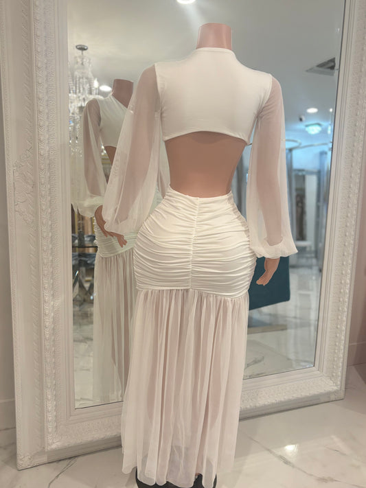 Sola Muse Maxi Dress White