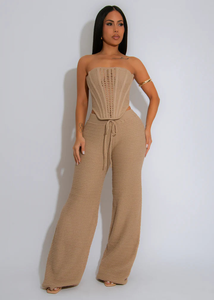 Shoreline Muse Knit Pant Set