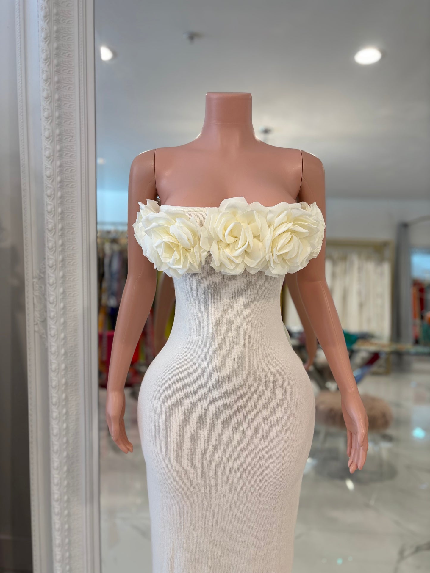 I Am The One Maxi Dress White