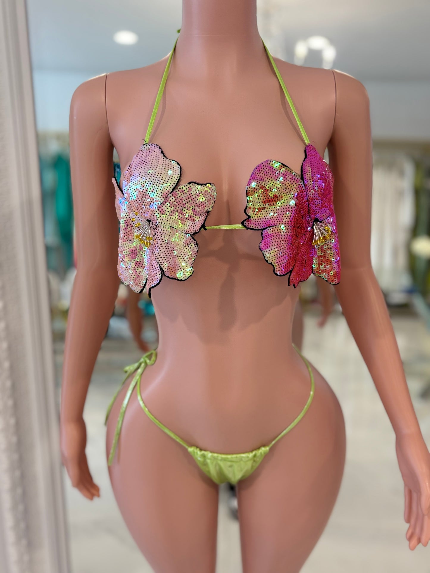 Orchid Breeze Floral Bikini