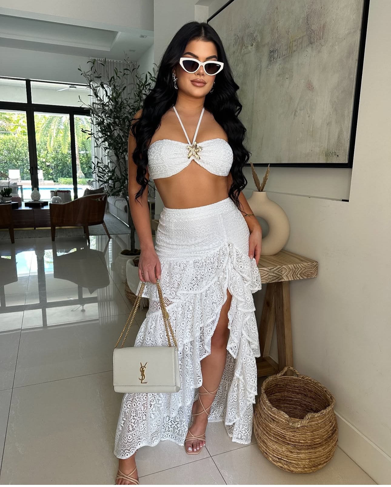 Miami summer Skirt Set