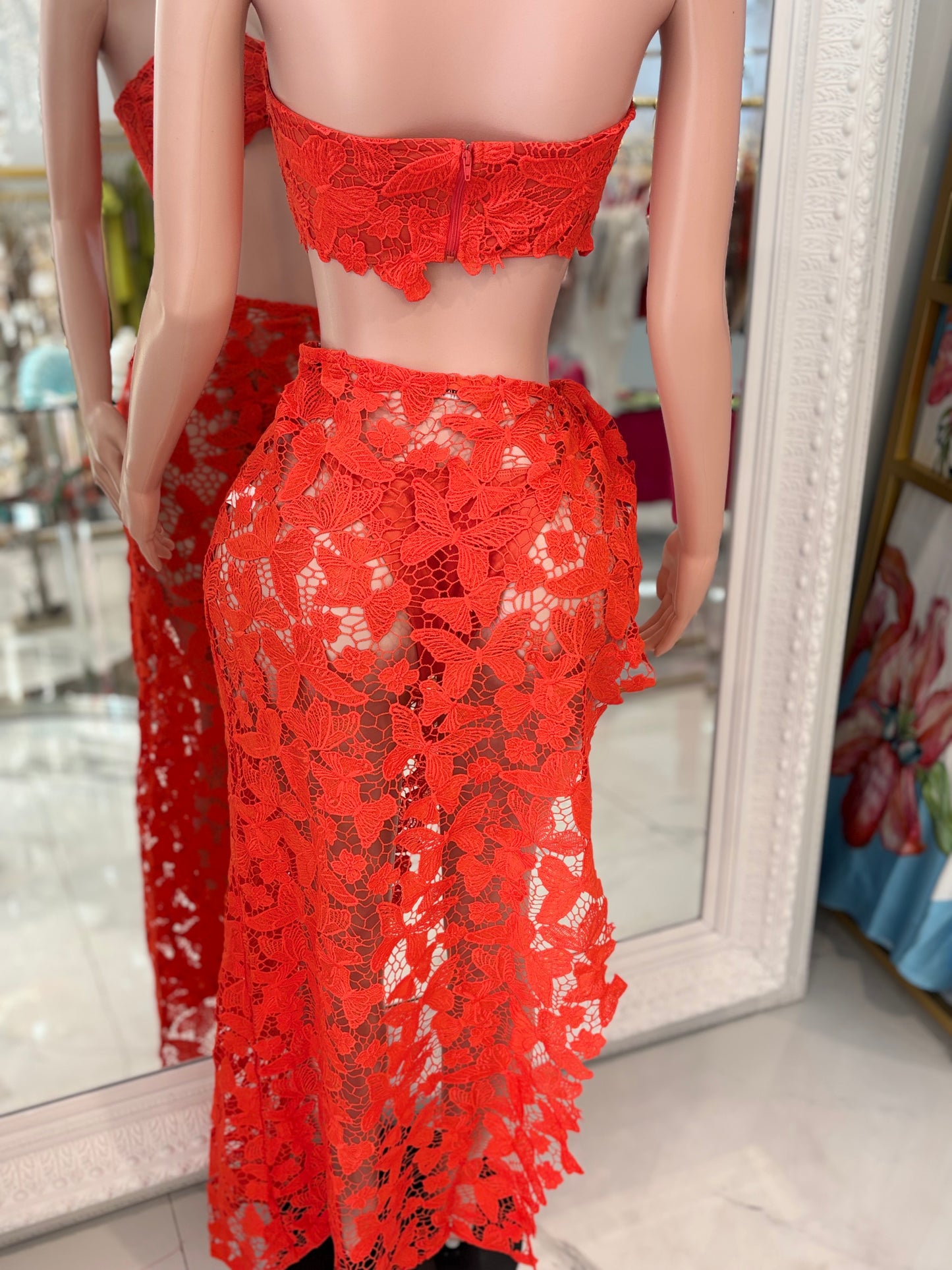 Lace Me Up Barbie Lace Skirt Set