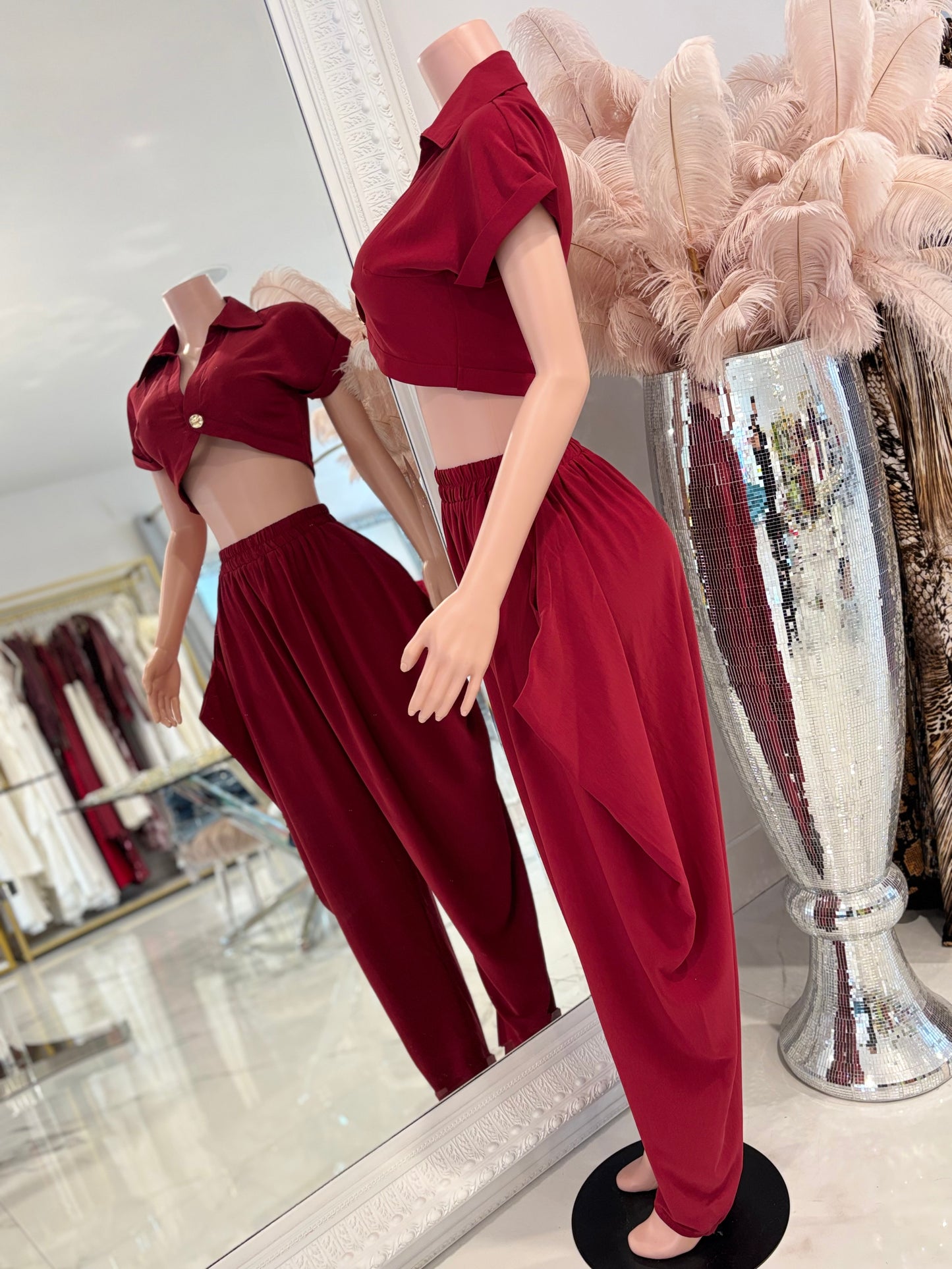 Dont´t Even Bother Boy Pant Set Red