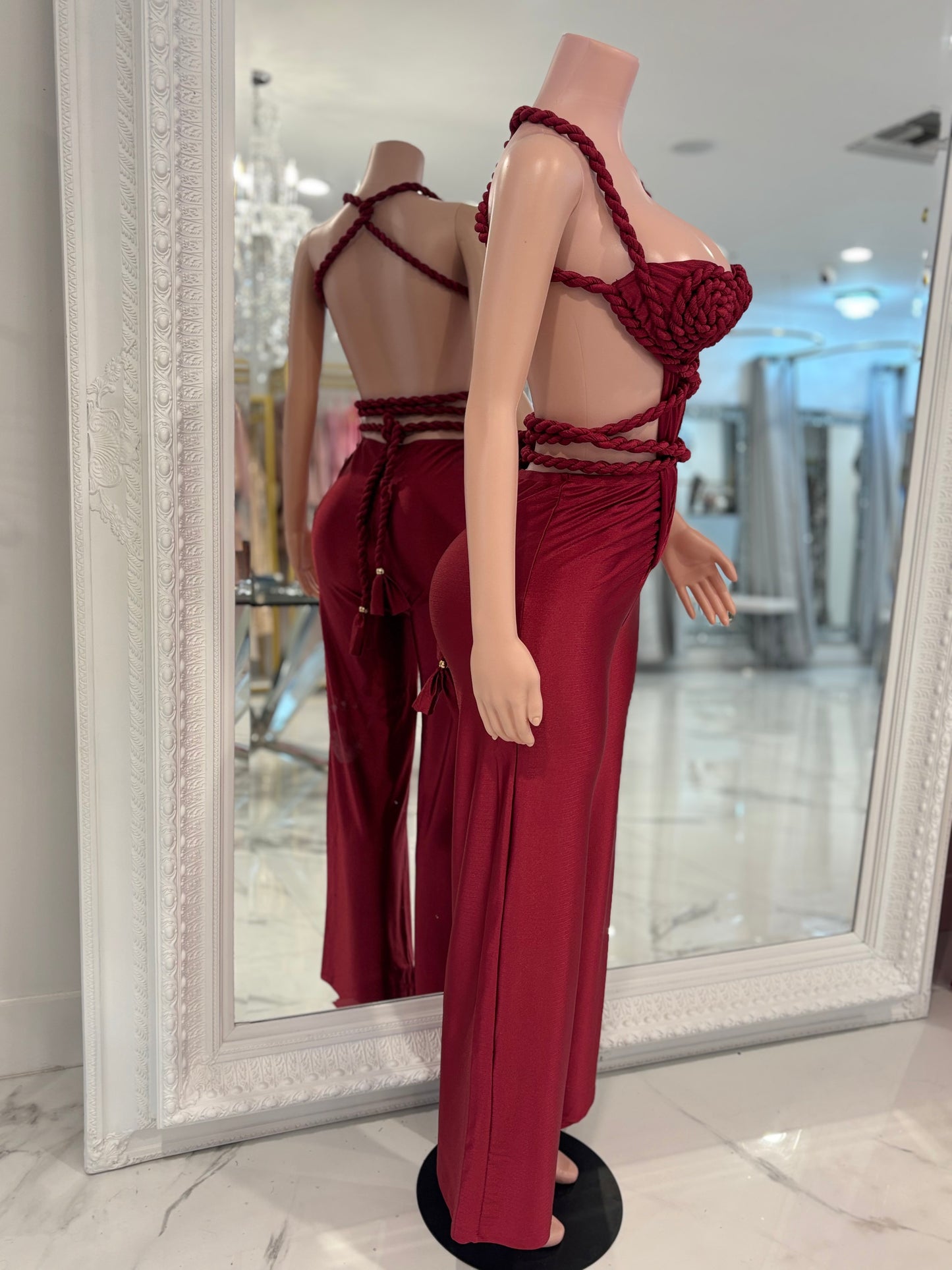 Magic Nods Jumpsuit Red