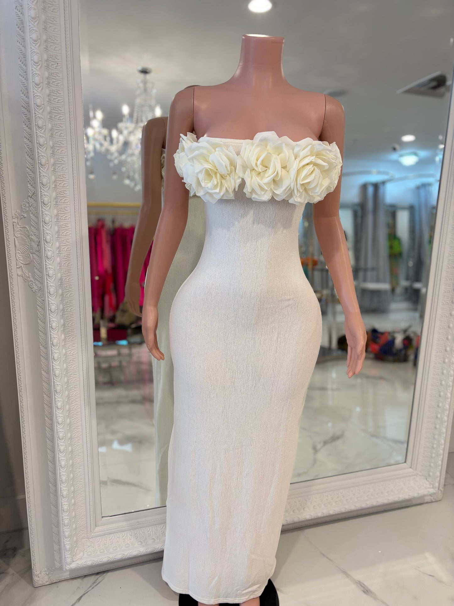 I Am The One Maxi Dress White