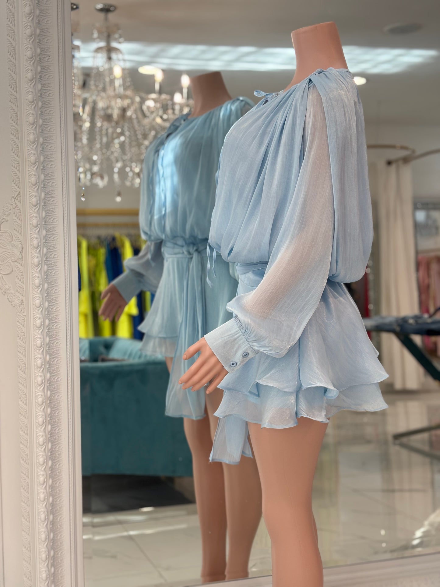 Cielo Mini Dress Blue