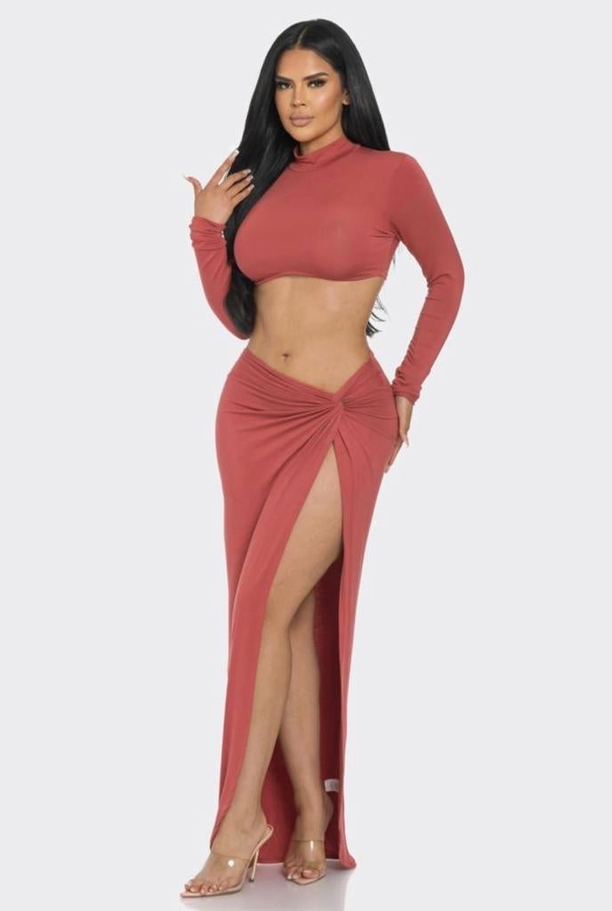 Don’t Try It Boy Skirt Set