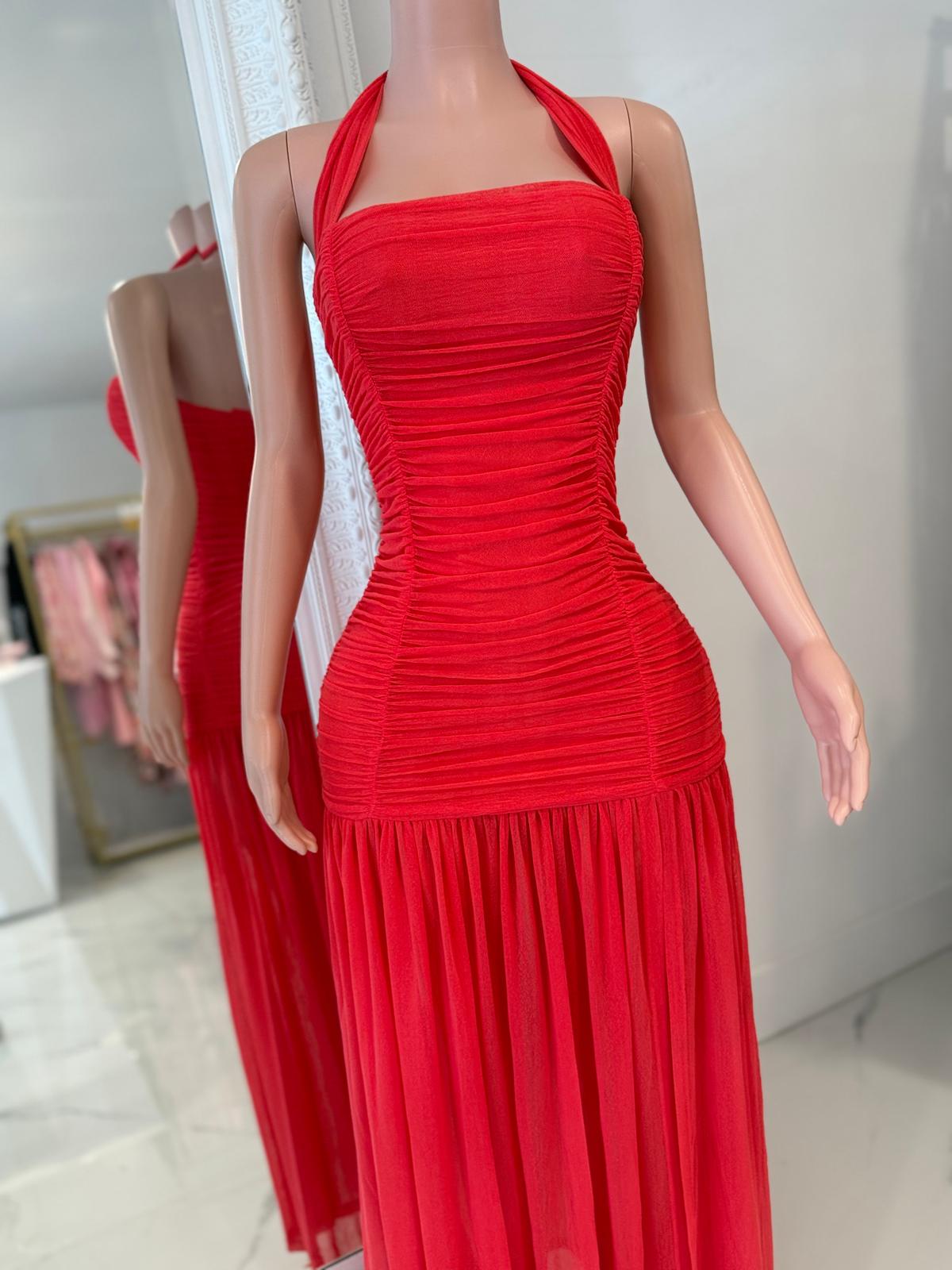 Pretty Girl Energy Mesh Maxi Dress