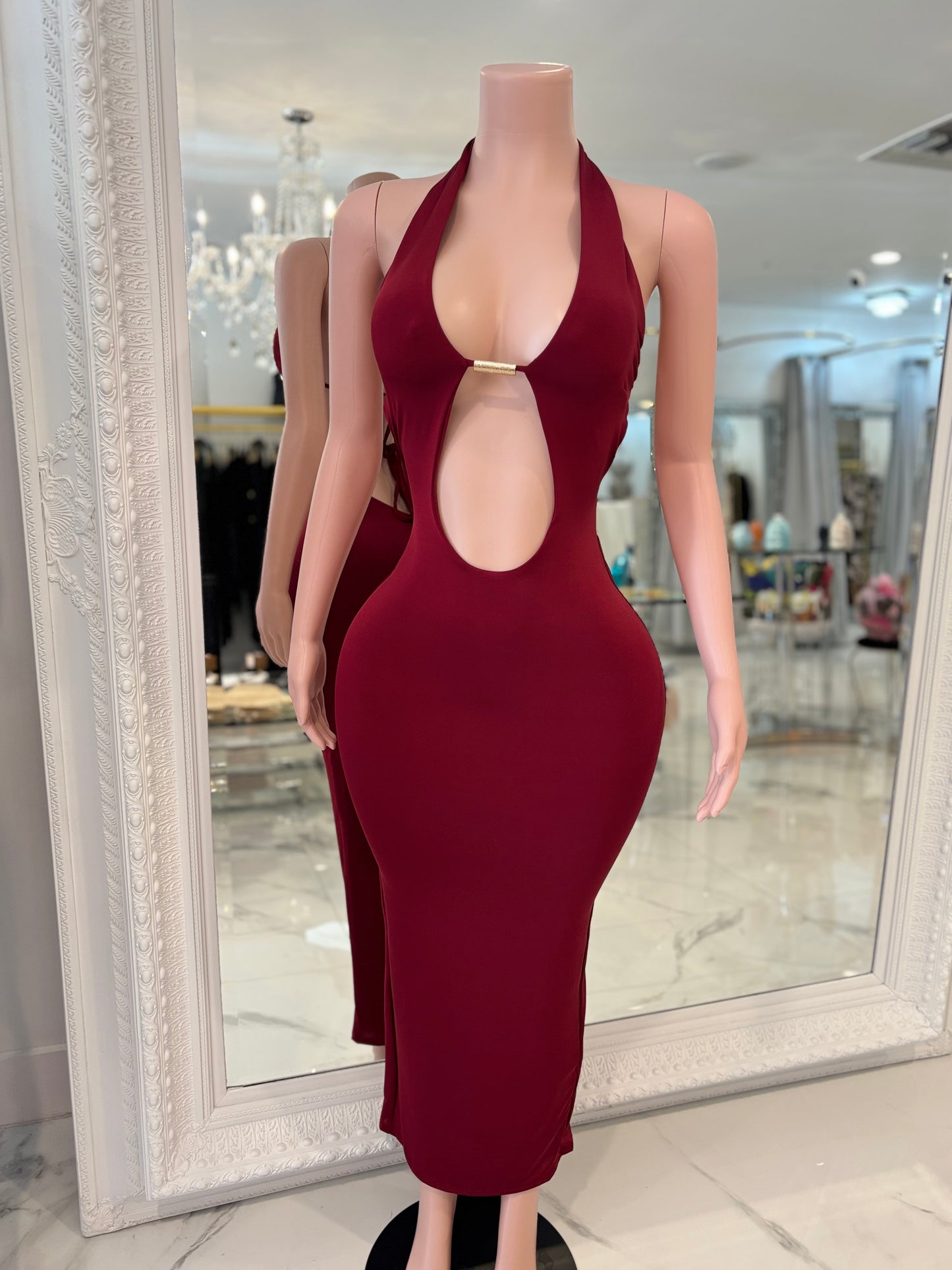 Aurora Maxi Dress Red
