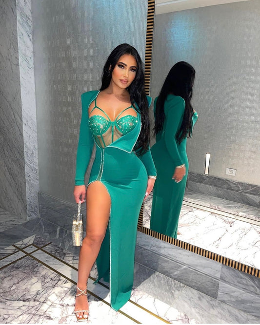 Like You'll Never See Me Again Maxi Dress Green